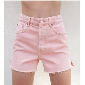 End of Summer SALE!! 50% 🌼 ZARA Straight Fit Denim Shorts Size 4 NWT